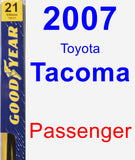 Passenger Wiper Blade for 2007 Toyota Tacoma - Premium