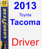 Driver Wiper Blade for 2013 Toyota Tacoma - Premium