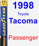 Passenger Wiper Blade for 1998 Toyota Tacoma - Premium