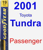 Passenger Wiper Blade for 2001 Toyota Tundra - Premium