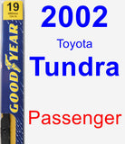 Passenger Wiper Blade for 2002 Toyota Tundra - Premium