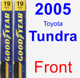 Front Wiper Blade Pack for 2005 Toyota Tundra - Premium