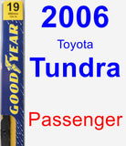 Passenger Wiper Blade for 2006 Toyota Tundra - Premium