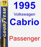 Passenger Wiper Blade for 1995 Volkswagen Cabrio - Premium