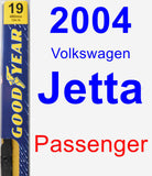 Passenger Wiper Blade for 2004 Volkswagen Jetta - Premium