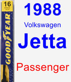 Passenger Wiper Blade for 1988 Volkswagen Jetta - Premium