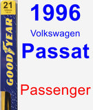 Passenger Wiper Blade for 1996 Volkswagen Passat - Premium