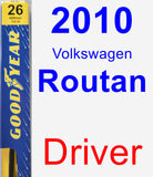 Driver Wiper Blade for 2010 Volkswagen Routan - Premium