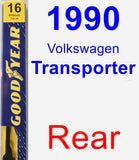 Rear Wiper Blade for 1990 Volkswagen Transporter - Premium