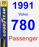 Passenger Wiper Blade for 1991 Volvo 780 - Premium