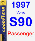 Passenger Wiper Blade for 1997 Volvo S90 - Premium