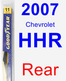 Rear Wiper Blade for 2007 Chevrolet HHR - Rear