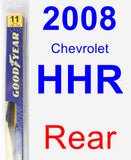 Rear Wiper Blade for 2008 Chevrolet HHR - Rear