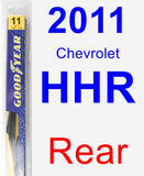 Rear Wiper Blade for 2011 Chevrolet HHR - Rear