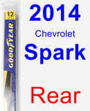 Rear Wiper Blade for 2014 Chevrolet Spark - Rear