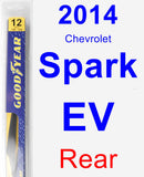 Rear Wiper Blade for 2014 Chevrolet Spark EV - Rear