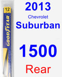 Rear Wiper Blade for 2013 Chevrolet Suburban 1500 - Rear