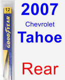 Rear Wiper Blade for 2007 Chevrolet Tahoe - Rear