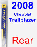 Rear Wiper Blade for 2008 Chevrolet Trailblazer - Rear