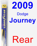 Rear Wiper Blade for 2009 Dodge Journey - Rear