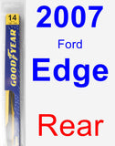 Rear Wiper Blade for 2007 Ford Edge - Rear