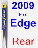 Rear Wiper Blade for 2009 Ford Edge - Rear