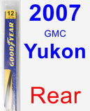 Rear Wiper Blade for 2007 GMC Yukon - Rear
