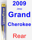 Rear Wiper Blade for 2009 Jeep Grand Cherokee - Rear