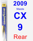 Rear Wiper Blade for 2009 Mazda CX-9 - Rear