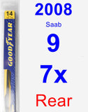 Rear Wiper Blade for 2008 Saab 9-7x - Rear