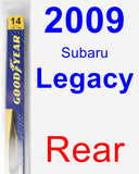Rear Wiper Blade for 2009 Subaru Legacy - Rear
