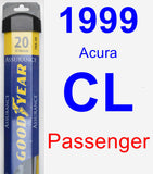Passenger Wiper Blade for 1999 Acura CL - Assurance