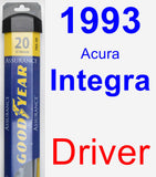 Driver Wiper Blade for 1993 Acura Integra - Assurance