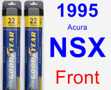 Front Wiper Blade Pack for 1995 Acura NSX - Assurance