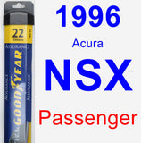 Passenger Wiper Blade for 1996 Acura NSX - Assurance