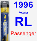 Passenger Wiper Blade for 1996 Acura RL - Assurance