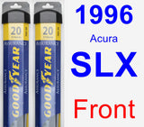 Front Wiper Blade Pack for 1996 Acura SLX - Assurance