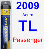 Passenger Wiper Blade for 2009 Acura TL - Assurance