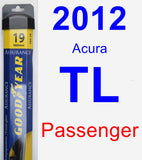 Passenger Wiper Blade for 2012 Acura TL - Assurance