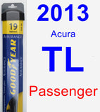 Passenger Wiper Blade for 2013 Acura TL - Assurance