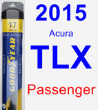 Passenger Wiper Blade for 2015 Acura TLX - Assurance