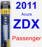 Passenger Wiper Blade for 2011 Acura ZDX - Assurance