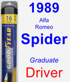 Driver Wiper Blade for 1989 Alfa Romeo Spider - Assurance