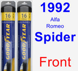 Front Wiper Blade Pack for 1992 Alfa Romeo Spider - Assurance