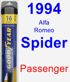 Passenger Wiper Blade for 1994 Alfa Romeo Spider - Assurance