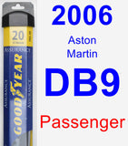 Passenger Wiper Blade for 2006 Aston Martin DB9 - Assurance