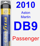 Passenger Wiper Blade for 2010 Aston Martin DB9 - Assurance