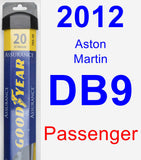 Passenger Wiper Blade for 2012 Aston Martin DB9 - Assurance