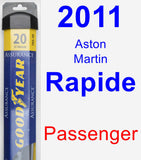 Passenger Wiper Blade for 2011 Aston Martin Rapide - Assurance