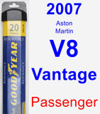 Passenger Wiper Blade for 2007 Aston Martin V8 Vantage - Assurance